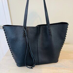 Rebecca Minkodd Medium Unlined Tote with Dome Studs/Fringe, NWOT and never used